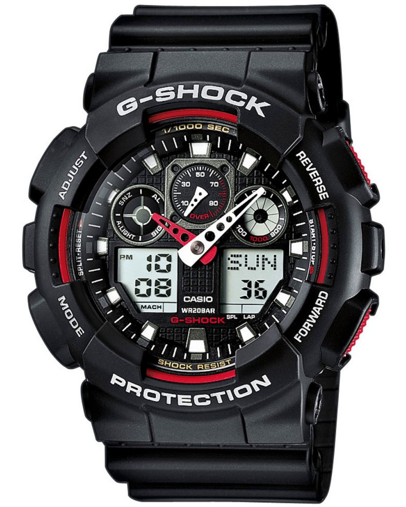  Casio - G-Shock GA-100-1A4ER -   "G-Shock" - 