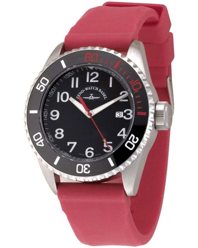  Zeno-Watch Basel - Quartz 6492-515Q-a1-17 -   "Diver Ceramic" - 