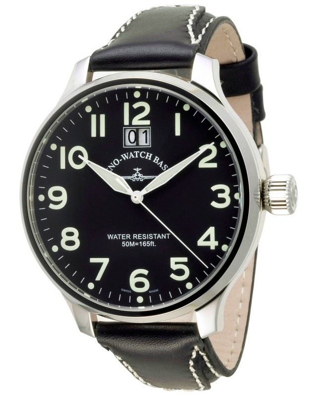  Zeno-Watch Basel - Big Date 6221Q-a1 -   "Super Oversized" - 