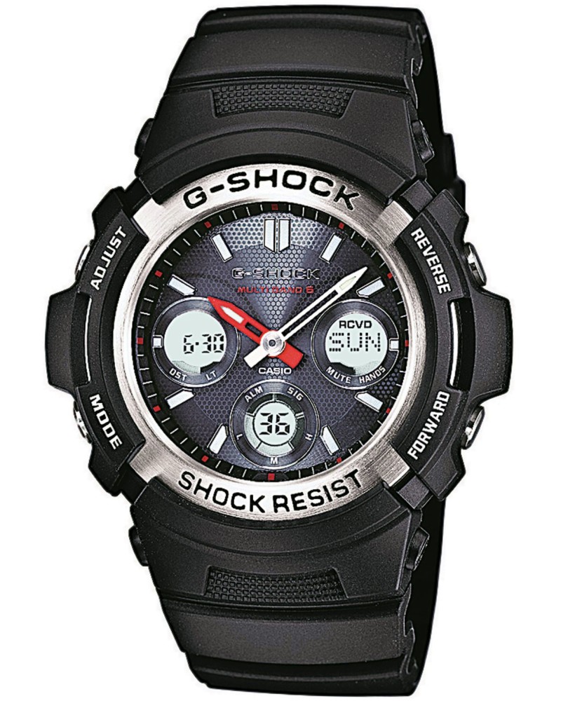  Casio - G-Shock Wave Ceptor Solar AWG-M100-1AER -   "G-Shock: Wave Ceptor Solar" - 